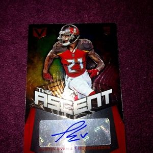 2017 PANINI-VERTEX FOOTBALL JUSTIN EVANS RC/AUTO #133/199